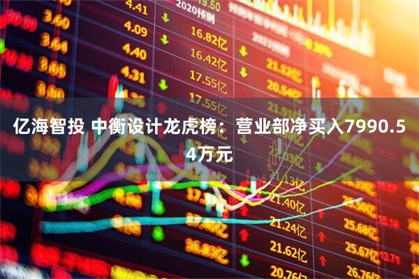 亿海智投 中衡设计龙虎榜：营业部净买入7990.54万元
