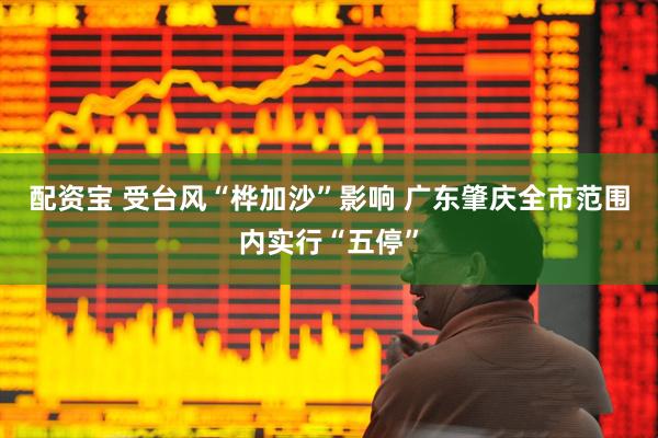 配资宝 受台风“桦加沙”影响 广东肇庆全市范围内实行“五停”