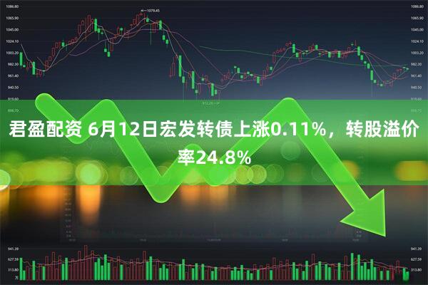 君盈配资 6月12日宏发转债上涨0.11%，转股溢价率24.8%